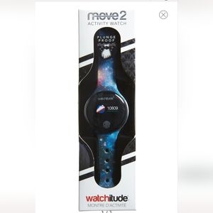 Move 2 kids activity watch galaxy print